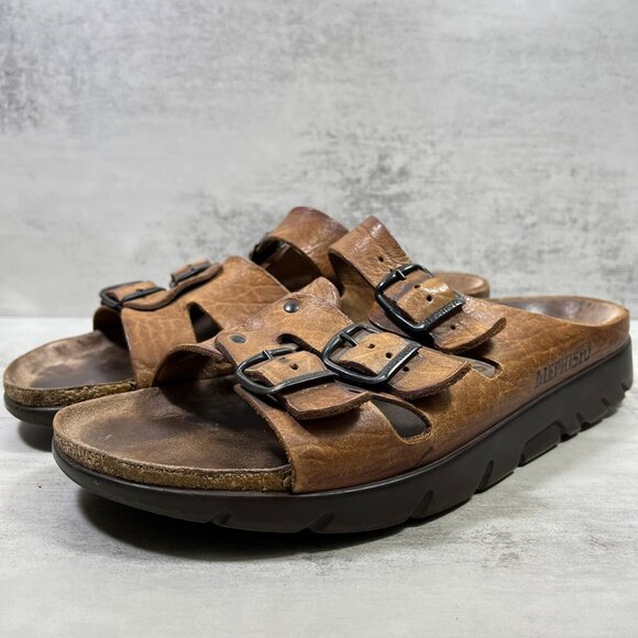 Mephisto Other - Mephisto Zach Leather Strap Sandals - Men's Size EU 44 / US 10-10.5